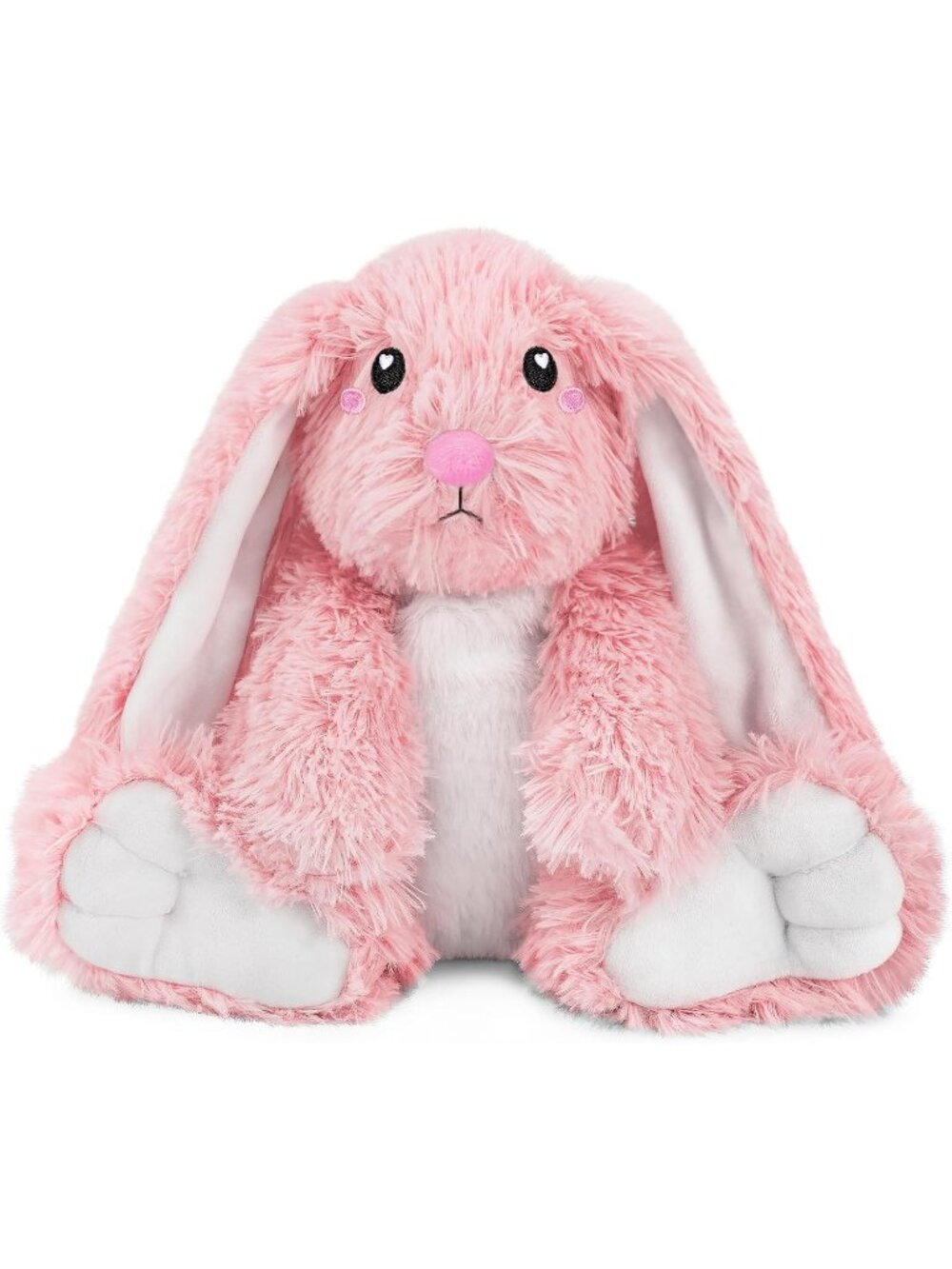 Pink Bunny 1.5 Lb Weighted Plush Microwavable Heating Pad Cozy Stuffed Toy